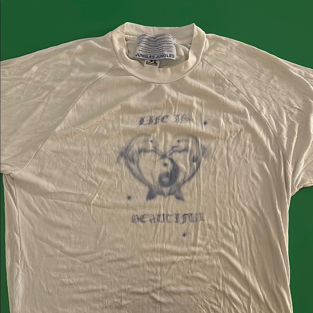 White Graphic Men's Shirt